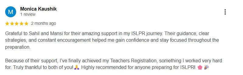 Monica Kaushik — Google review