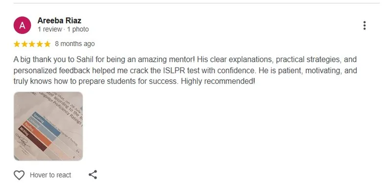 Areeba Riaz — Google review