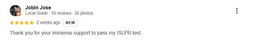 Jobin Jose — Google review