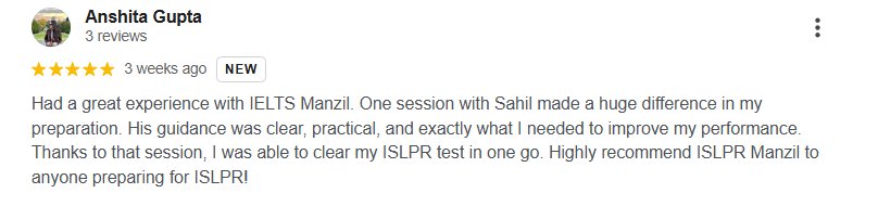 Anshita Gupta — Google review