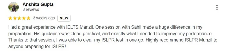 Anshita Gupta — Google review
