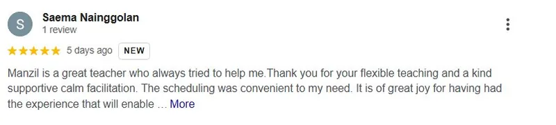 Saema Nainggolan — Google review